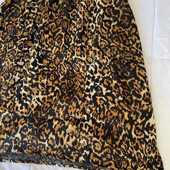 Ronny Kobo leopard tie neck top - Picture 2 of 6